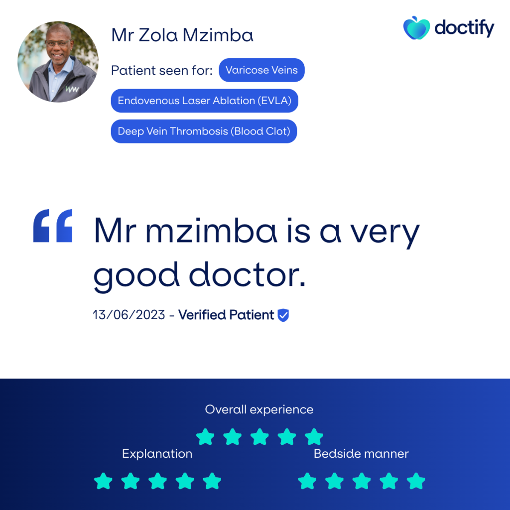 Mr mzimba is a very good doctor.